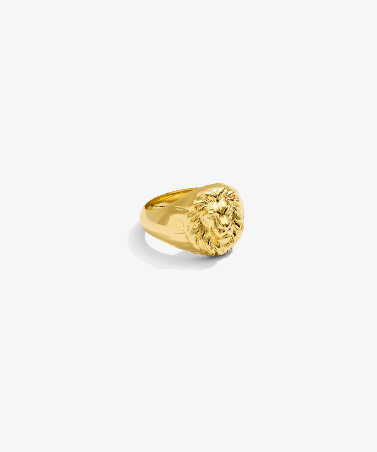 Lion Ring — Yellow Gold view 1 | colour:yellow