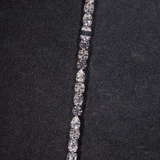 Mixed Shape Tennis Bracelet (White Gold)