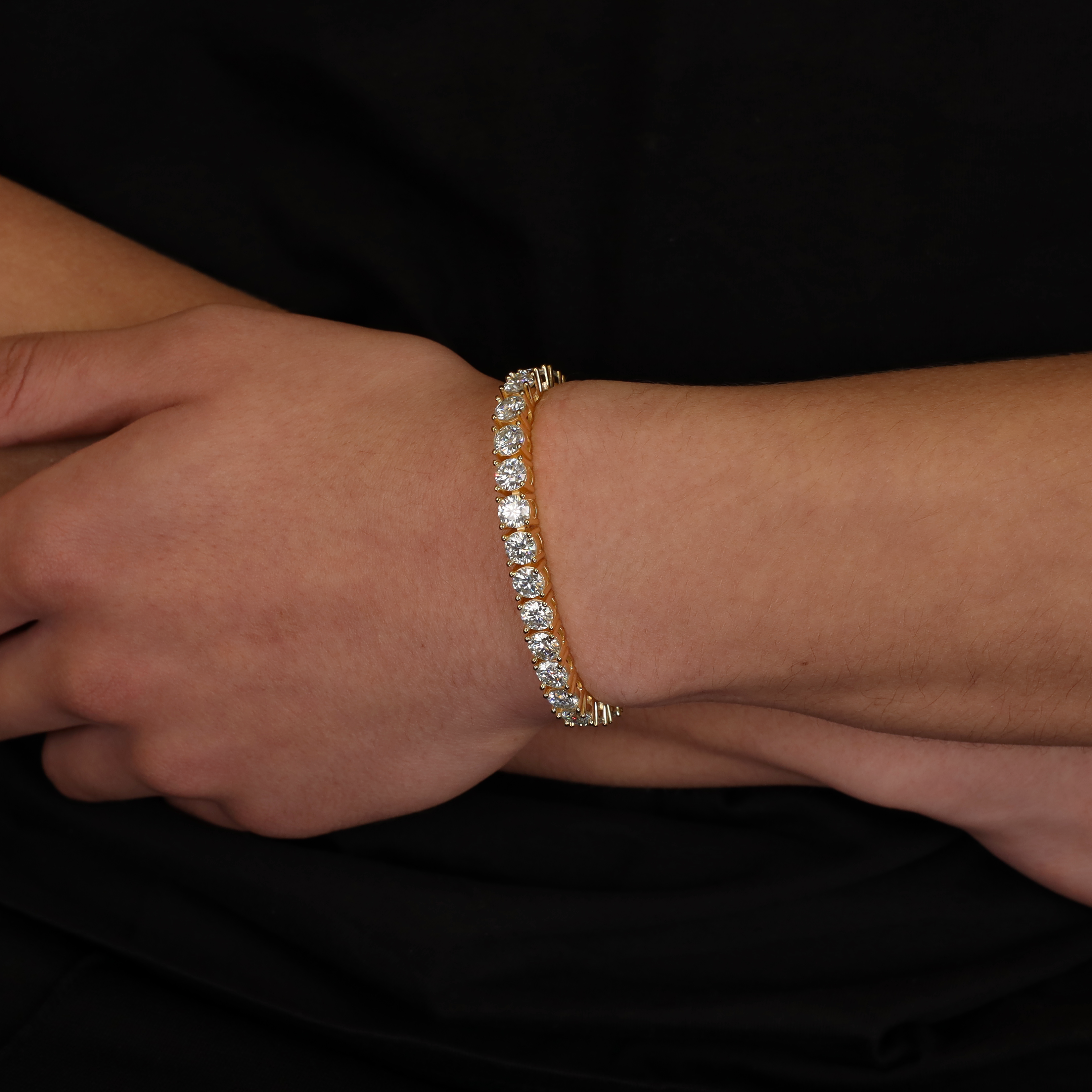 6mm Tennis Bracelet (Gold)