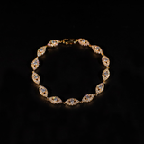 6mm Eye Bracelet (Gold)