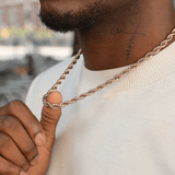 6mm Rope Chain (Rose Gold)