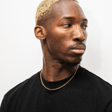 3mm Cuban Chain in Yellow Gold