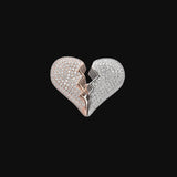 Two-Tone Broken Heart Ring