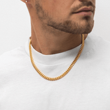 6mm Cuban Link Chain (Yellow Gold)