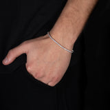 3mm Tennis Bracelet (White Gold)