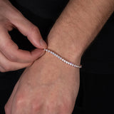 3mm Tennis Bracelet in Rose Gold