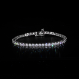 3mm Tennis Bracelet (White Gold)