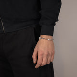 Mixed-Size Ball Bracelet - White