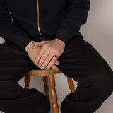 Rectangle Signet Ring - White