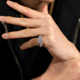 Oval Mosaic Ring