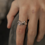 Eagle Ring — White Gold view 2 | colour:white
