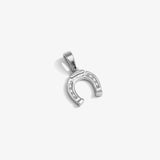 Horseshoe Pendant — White Gold view 1 | colour:white