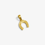 Horseshoe Pendant — Yellow Gold view 1 | colour:yellow