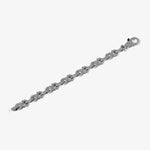 Iced Infinity Thorn Bracelet — White Gold view 1 | colour:white