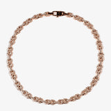 Iced Infinity Thorn Chain — Rose Gold view 1 | colour:rose