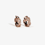 Iced Infinity Thorn Earrings — Rose Gold view 1 | colour:rose