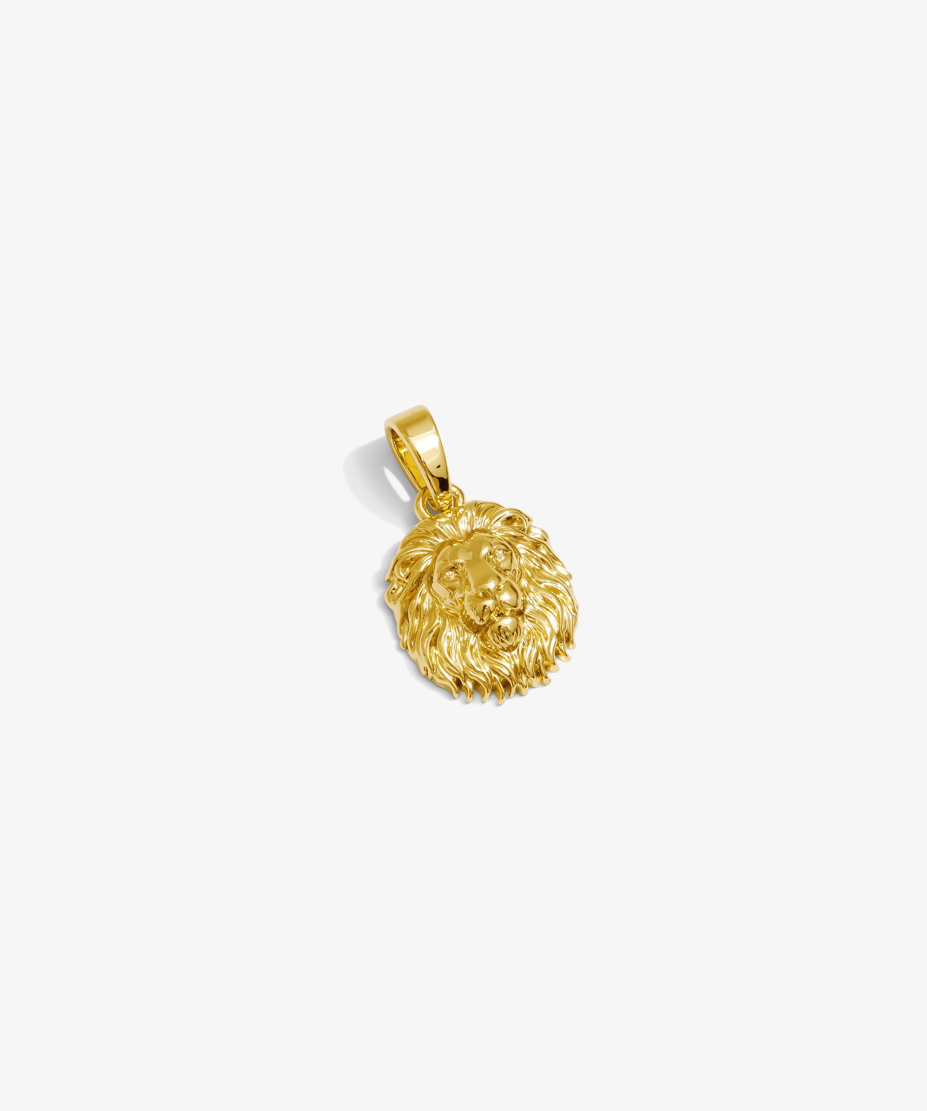 Lion Pendant — Yellow Gold view 1 | colour:yellow