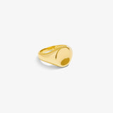 Oval Signet Ring - Yellow