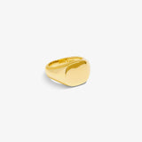 Square Signet Ring - Yellow