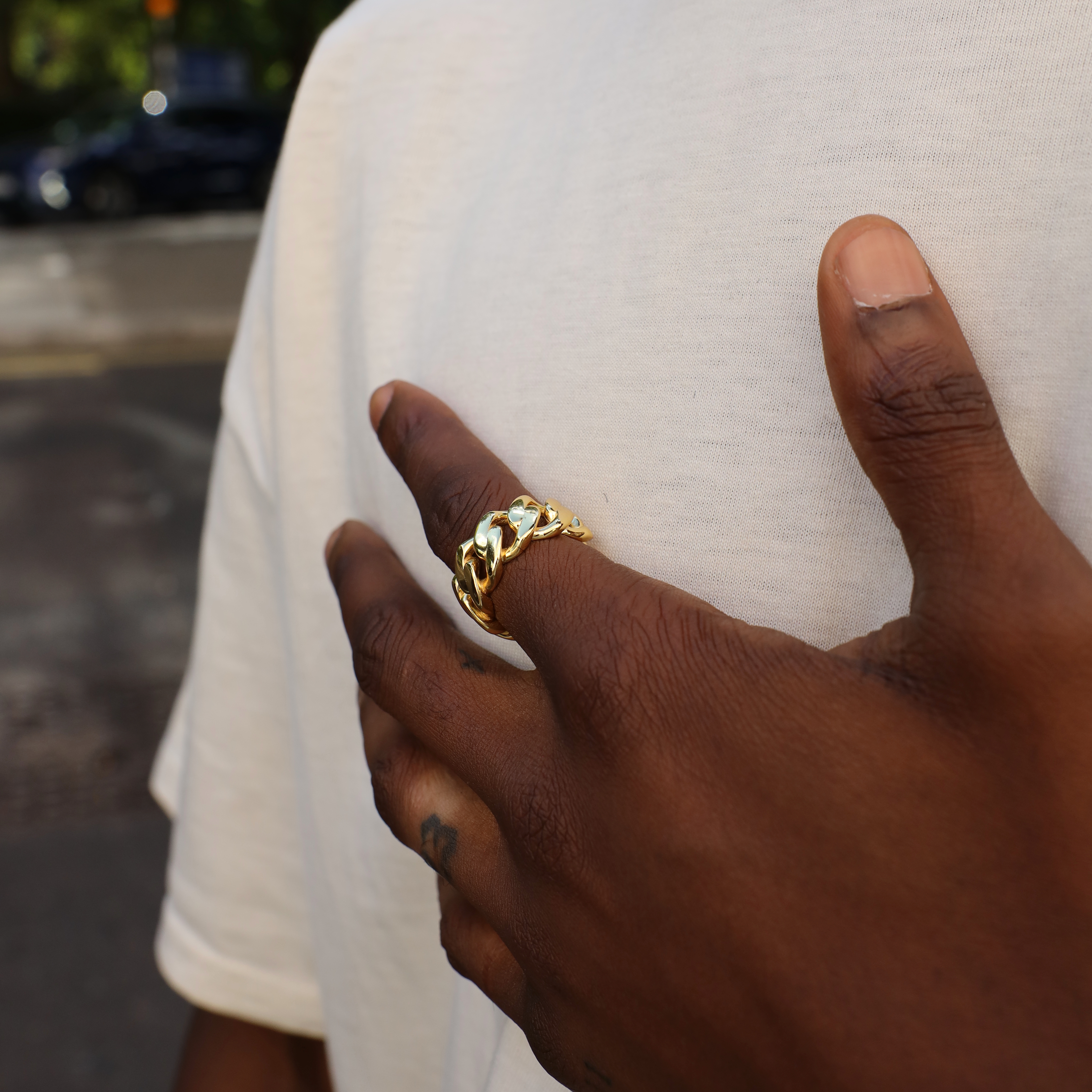 Miami Cuban Link Ring (Gold)