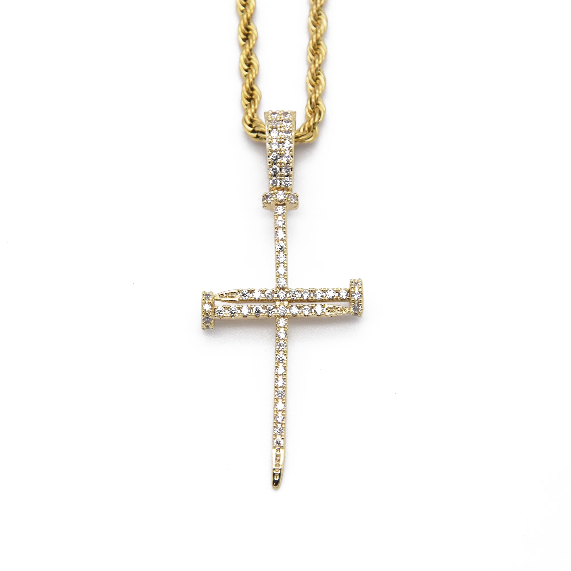 Nail Cross Pendant