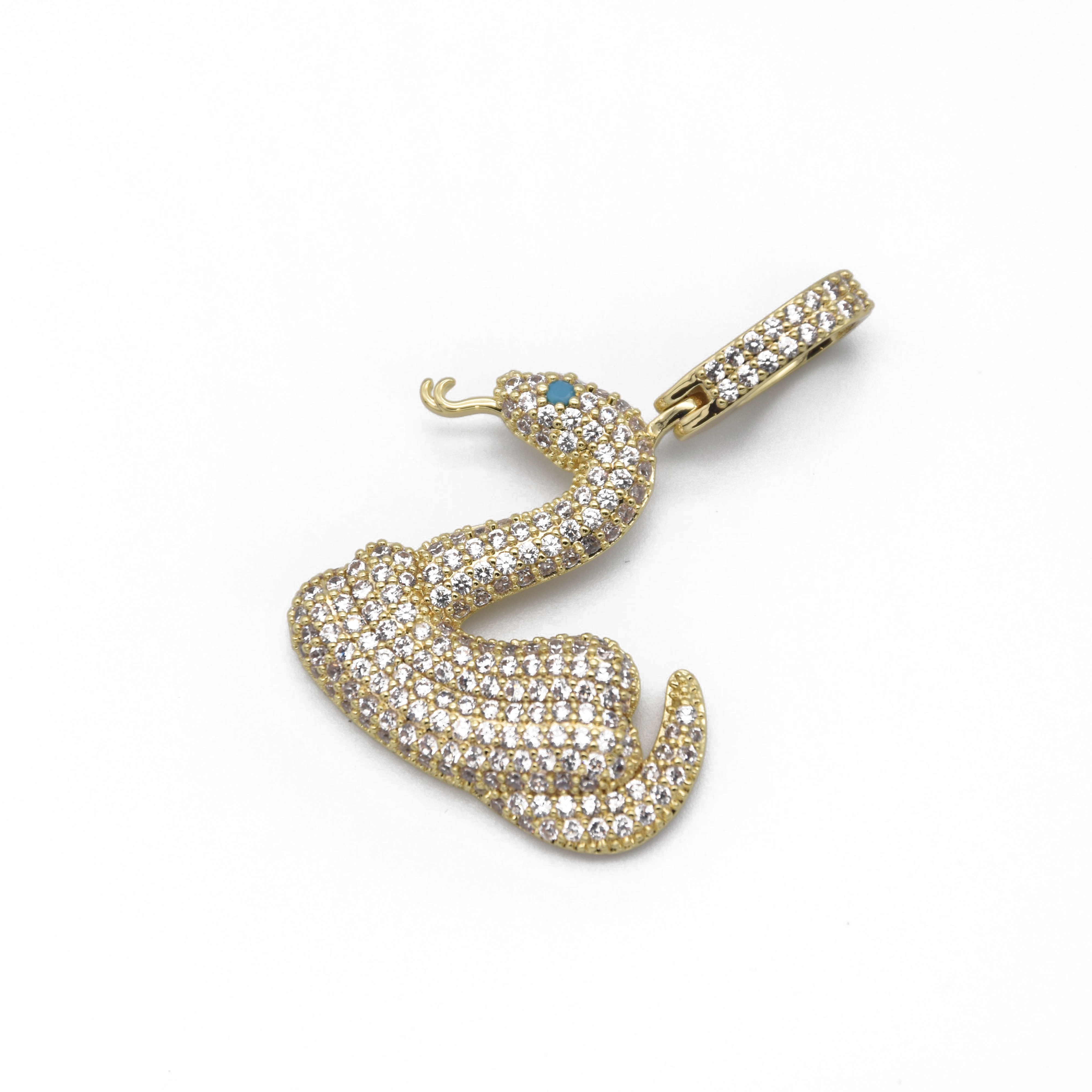 Iced Snake Pendant