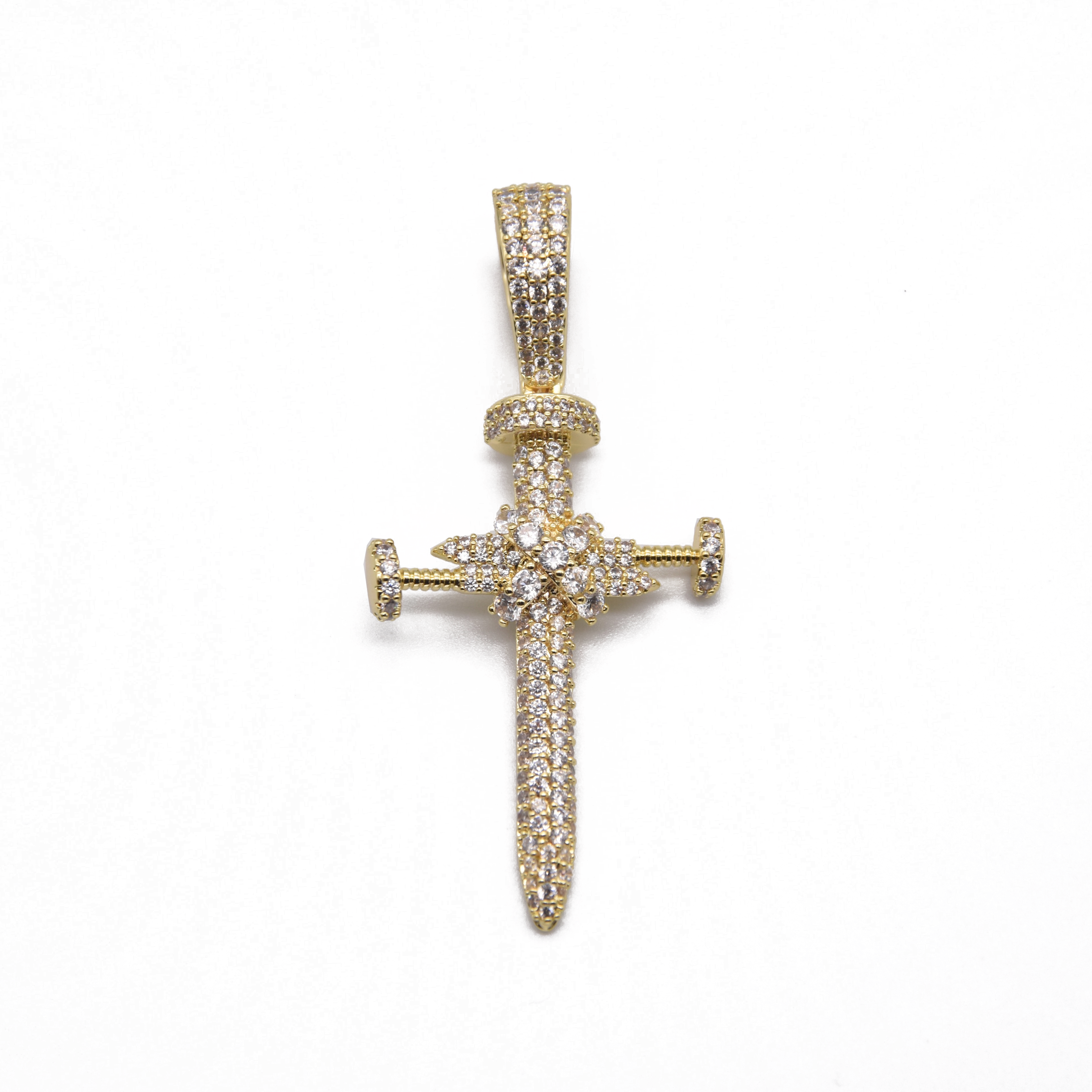 Nail Cross Pendant V2